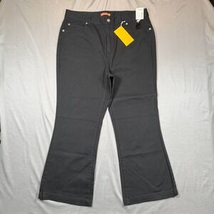 Liz&Me Signature Women 16WP Black‎ Right Fit Stretch Bootcut Pants Office Casual